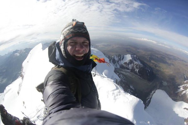 Дмитрий Комаров в новогоднюю ночь восходил на вершину Уайна Потоси высотой 6088 метров 