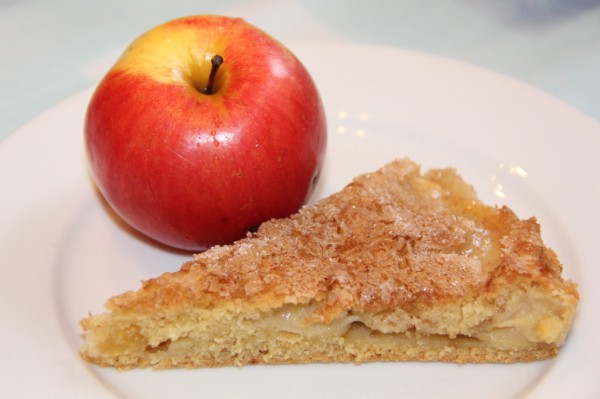 Рецепт 
                Простой пирог с яблоками
            