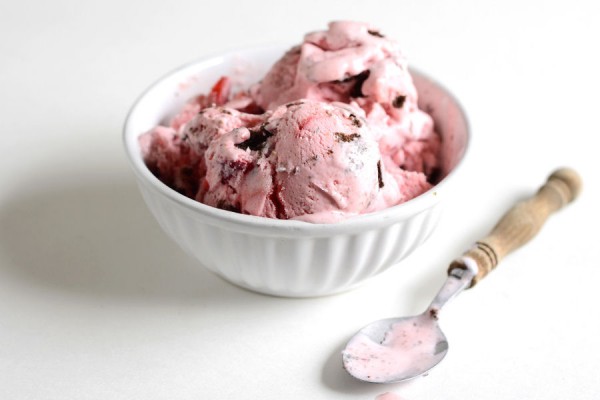 Рецепт 
                Домашнее клубничное мороженое
            