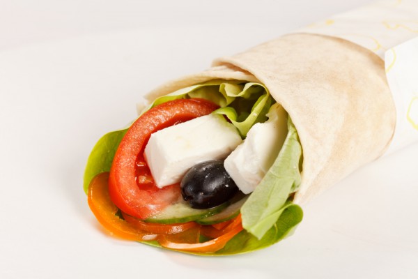 Рецепт 
                Греческий салат в лаваше
            
