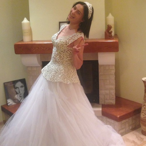 Настя Приходько показала фото со свадьбы, которая была год назад instagram.com/prikhodko1
