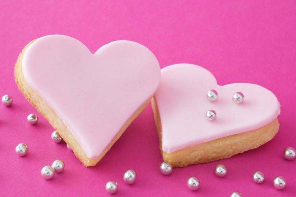 Рецепт 
                Печенье в форме сердечек на День святого Валентина
            
