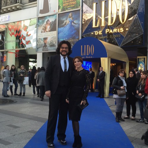 Филипп Киркоров и Ани Лорак посетили шоу LIDO в Париже