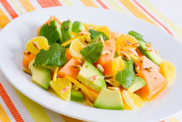 Рецепт 
                Салат из дыни и авокадо
            