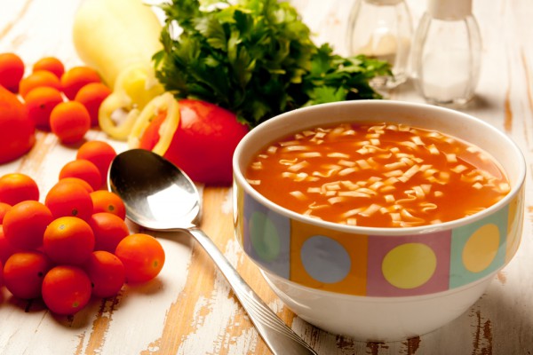 Рецепт 
                Постный суп из фасоли с томатами
            