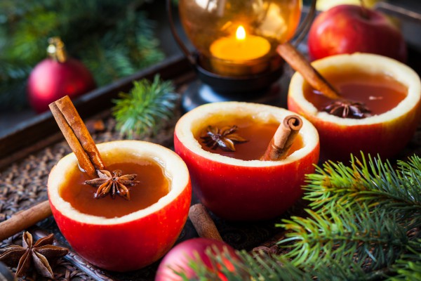 Рецепт 
                Рождественский сидр в яблочных чашечках
            