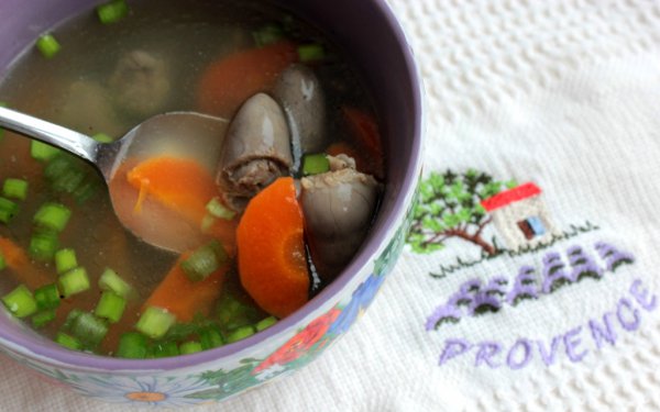 Рецепт 
                Суп из куриных сердечек с овощами
            