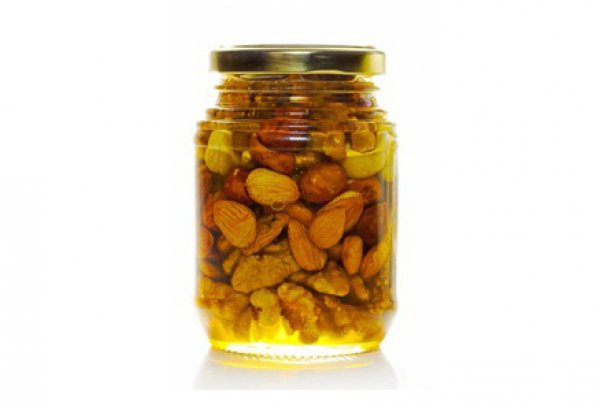 Рецепт 
                Орехи в меду
            