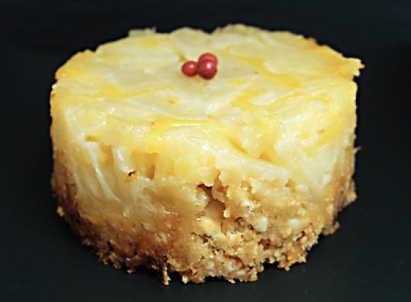 Рецепт 
                Ананасовый десерт с ореховой крошкой
            