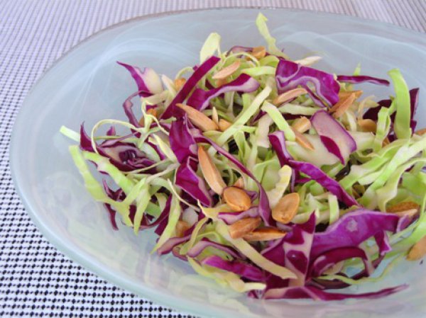 Рецепт 
                Постный салат из капусты
            
