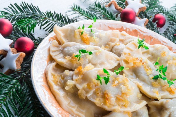 Рецепт 
                Рождественский пост 2014-2015: Вареники с капустой и гречкой
            