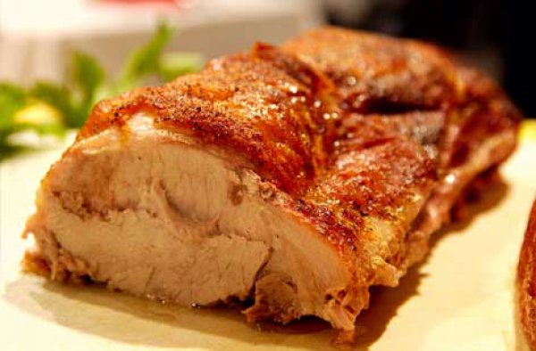 Рецепт 
                Запеченная свинина с чесноком и травами
            