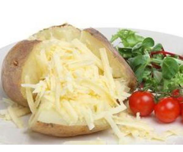 Рецепт 
                Печеная картошка с сыром
            