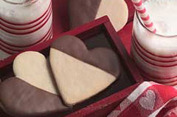 Рецепт 
                Шоколадные сердечки
            