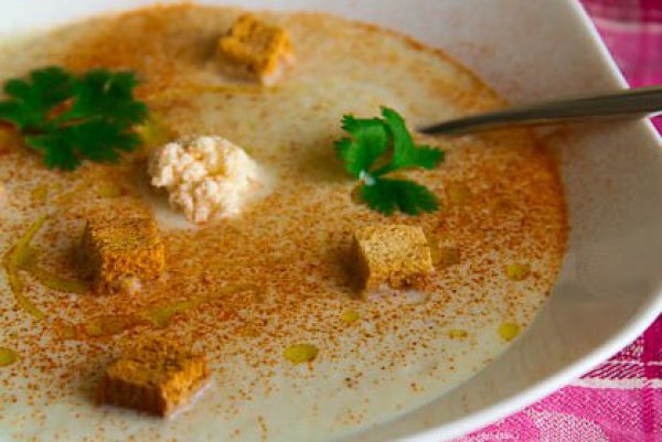 Рецепт 
                Летний суп из цветной капусты
            