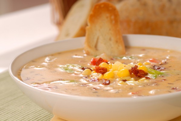 Рецепт 
                Сливочный суп с кукурузой и беконом
            
