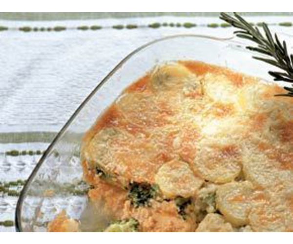 Рецепт 
                Жареный картофель с лососем
            