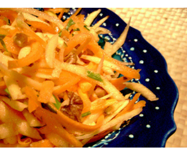 Рецепт 
                Морковно-яблочный салат
            