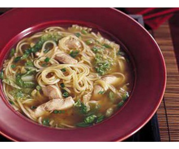 Рецепт 
                Китайский суп с курицей и шпинатом
            