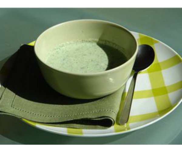 Рецепт 
                Холодный огуречный суп с мятой
            