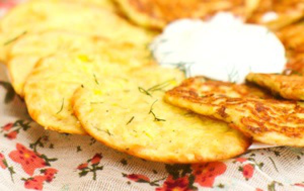 Рецепт 
                Кабачково-сырные оладьи, запеченные в духовке
            