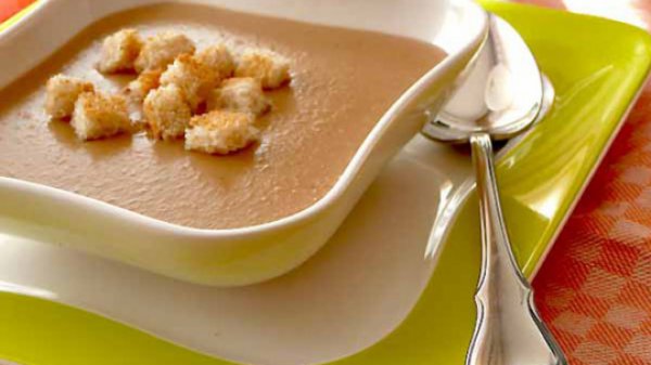 Рецепт 
                Фасолевый суп-пюре с грибами
            