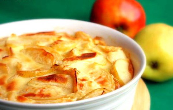 Рецепт 
                Бургундская яблочная запеканка
            