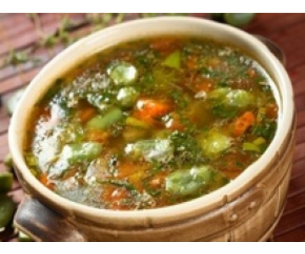 Рецепт 
                Суп овощной с бобами
            