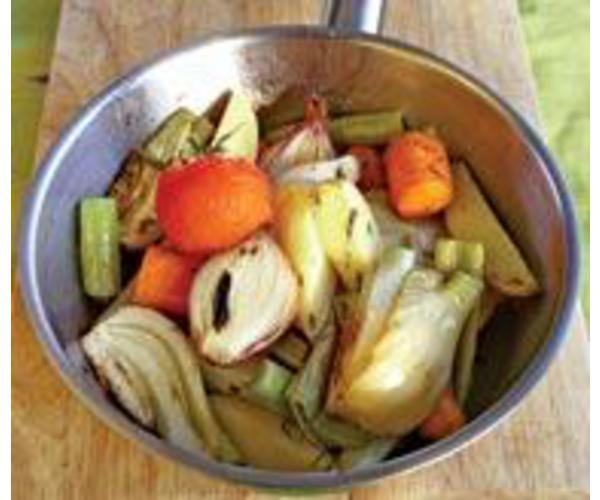 Рецепт 
                Жареные овощи, с ароматом базилика
            