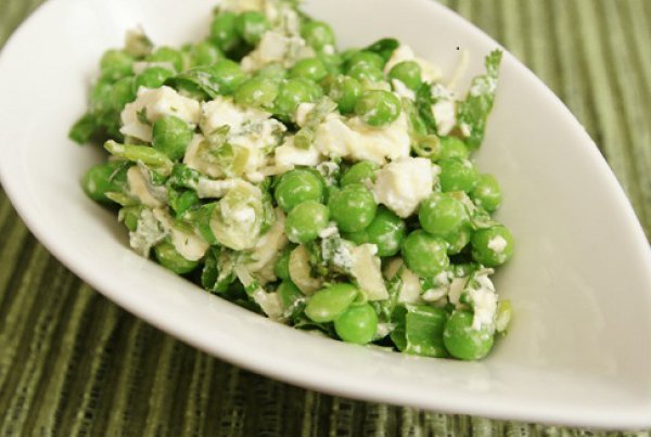 Рецепт 
                Салат из зеленого горошка с фетой
            
