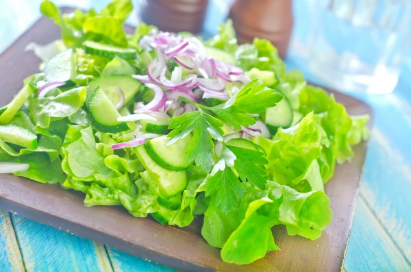 Рецепт 
                Великий пост 2015: Зеленый салат
            