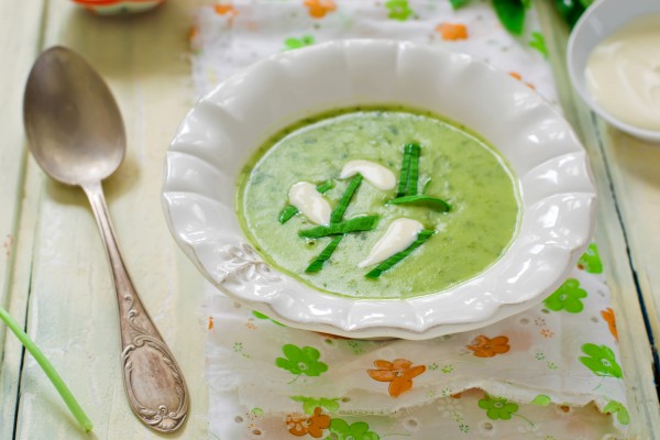 Рецепт 
                Картофельный суп с черемшой
            