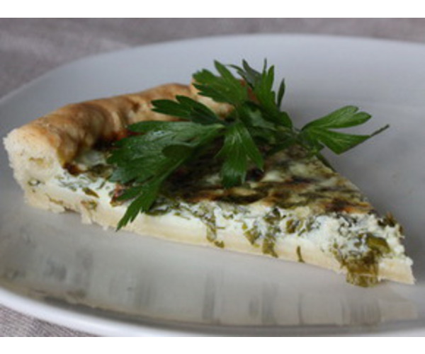 Рецепт 
                Пирог с зеленью и сыром
            