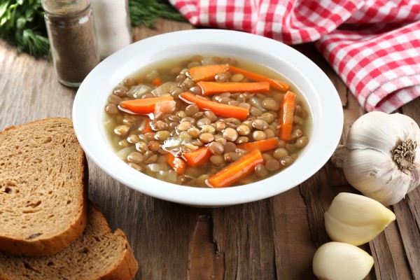 Рецепт 
                Великий пост 2015: Овощной суп с чечевицей
            