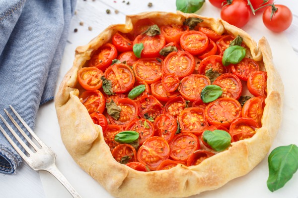 Рецепт 
                Великий пост 2015: Галета с помидорами
            
