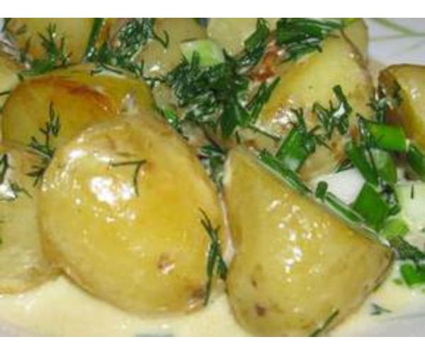 Рецепт 
                Молодой картофель с укропом
            