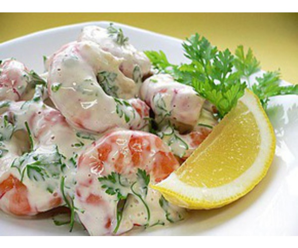 Рецепт 
                Салат с креветками
            