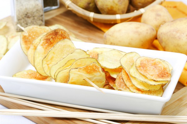 Рецепт 
                Домашние картофельные чипсы
            