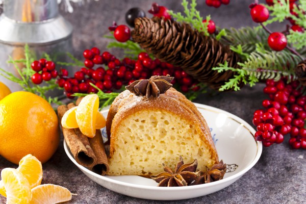 Рецепт 
                Рецепты на Рождество: Творожный кекс с мандаринами
            
