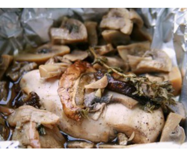 Рецепт 
                Курица с грибами
            