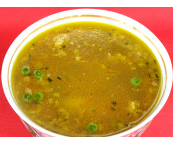 Рецепт 
                Суп с рисом и зеленым горошком
            