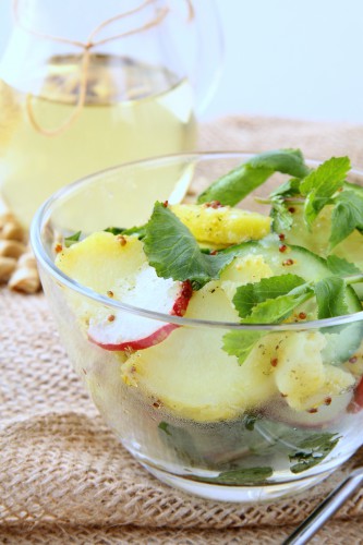 Рецепт 
                Пасхальные рецепты: Картофельный салат по-весеннему
            