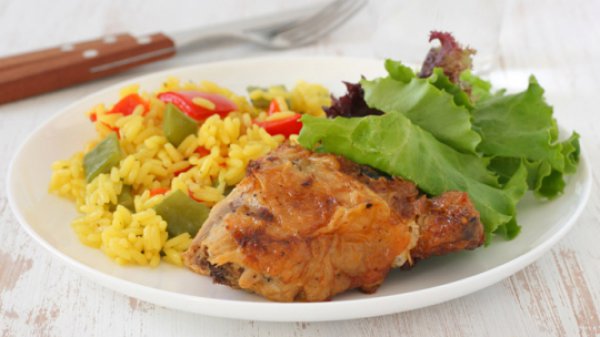 Рецепт 
                Рис с курицей и овощами
            