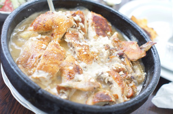 Цыпленок в чесночном соусе