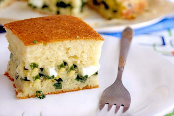 Рецепт 
                Пирог с зеленым луком и яйцом
            