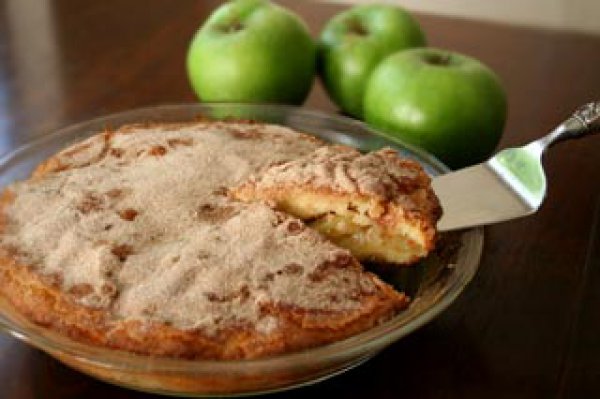 Рецепт 
                Яблочный пирог с корицей к утреннему кофе
            