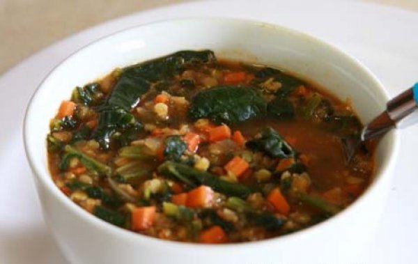 Рецепт 
                Суп из чечевицы с говядиной и помидорами
            