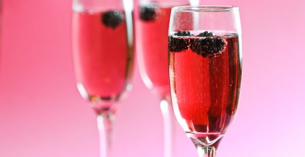 Рецепт 
                Новогодний коктейль с шампанским Кир Рояль
            