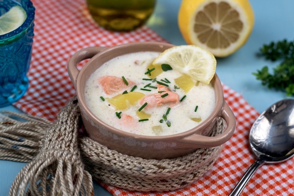 Рецепт 
                Финский сливочный суп с лососем
            