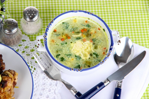 Рецепт 
                Рисовый суп с капустой
            
